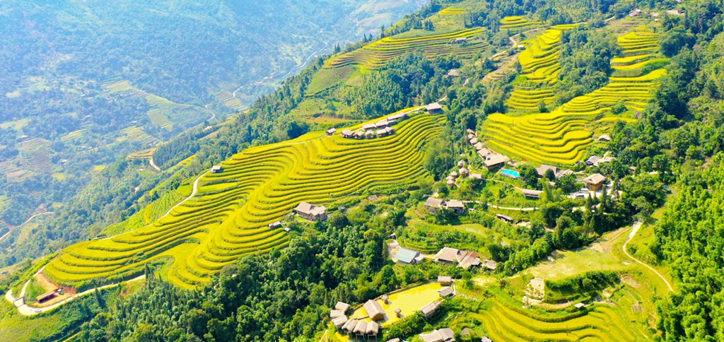Les merveilleuses rizières en terasses de Hoang Su Phi